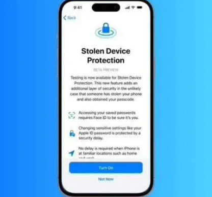 民勤苹果授权维修店分享被盗设备保护功能开启方法
