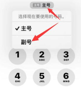 民勤苹果14维修店分享iPhone 14 Pro Max使用副卡打电话的方法 